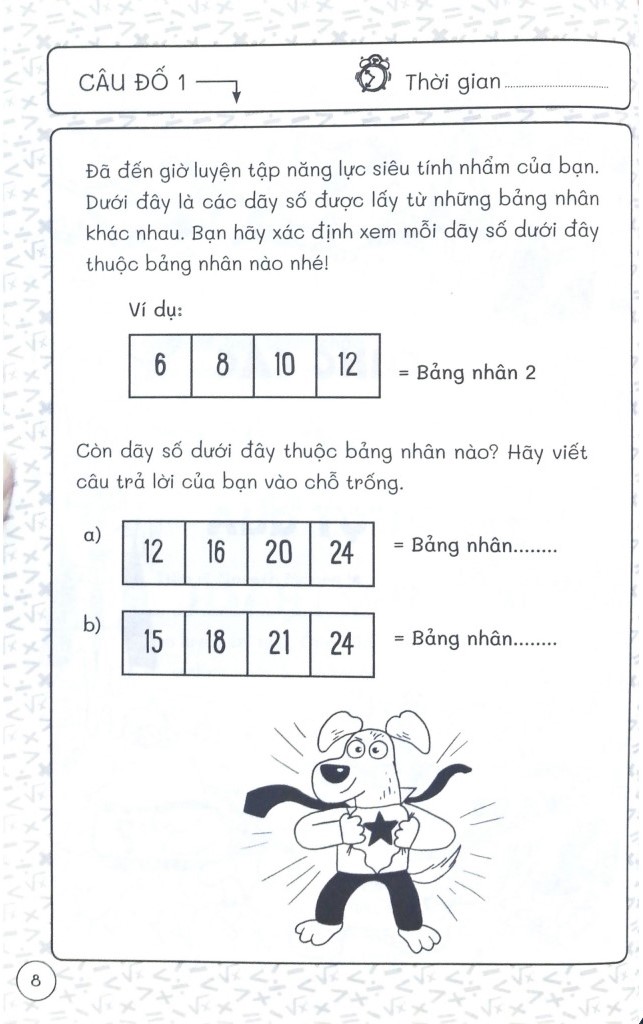 nhẩm nhanh tính giỏi - 100+ thử thách để trẻ yêu toán hơn
