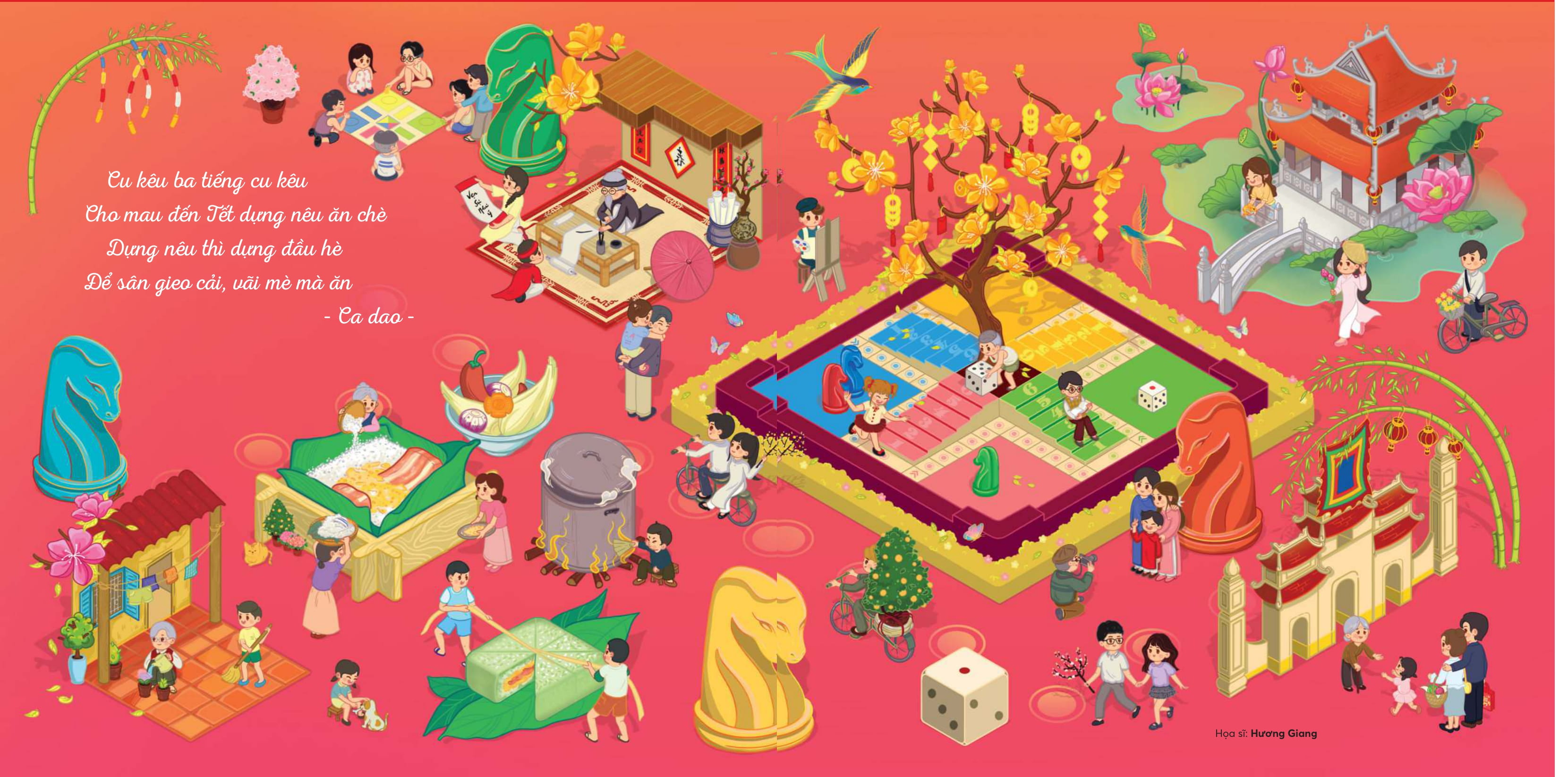 Nhâm Nhi Tết Bính Ngọ - Ấn Phẩm Đặc Biệt - Bìa Cứng - Tặng Kèm Mô Hình Lắp Ráp Hình Ngựa Gỗ