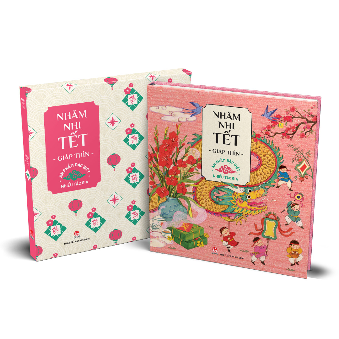 nhâm nhi tết giáp thìn - ấn phẩm đặc biệt - bìa cứng - tặng kèm hộp + mô hình lắp ghép rồng 3d