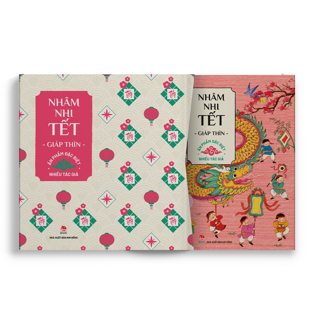 nhâm nhi tết giáp thìn - ấn phẩm đặc biệt - bìa cứng - tặng kèm hộp + mô hình lắp ghép rồng 3d