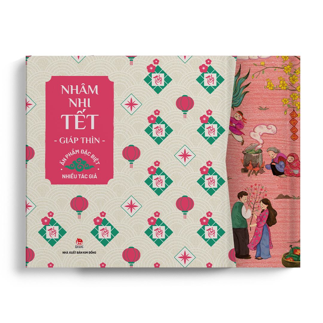 nhâm nhi tết giáp thìn - ấn phẩm đặc biệt - bìa cứng - tặng kèm hộp + mô hình lắp ghép rồng 3d