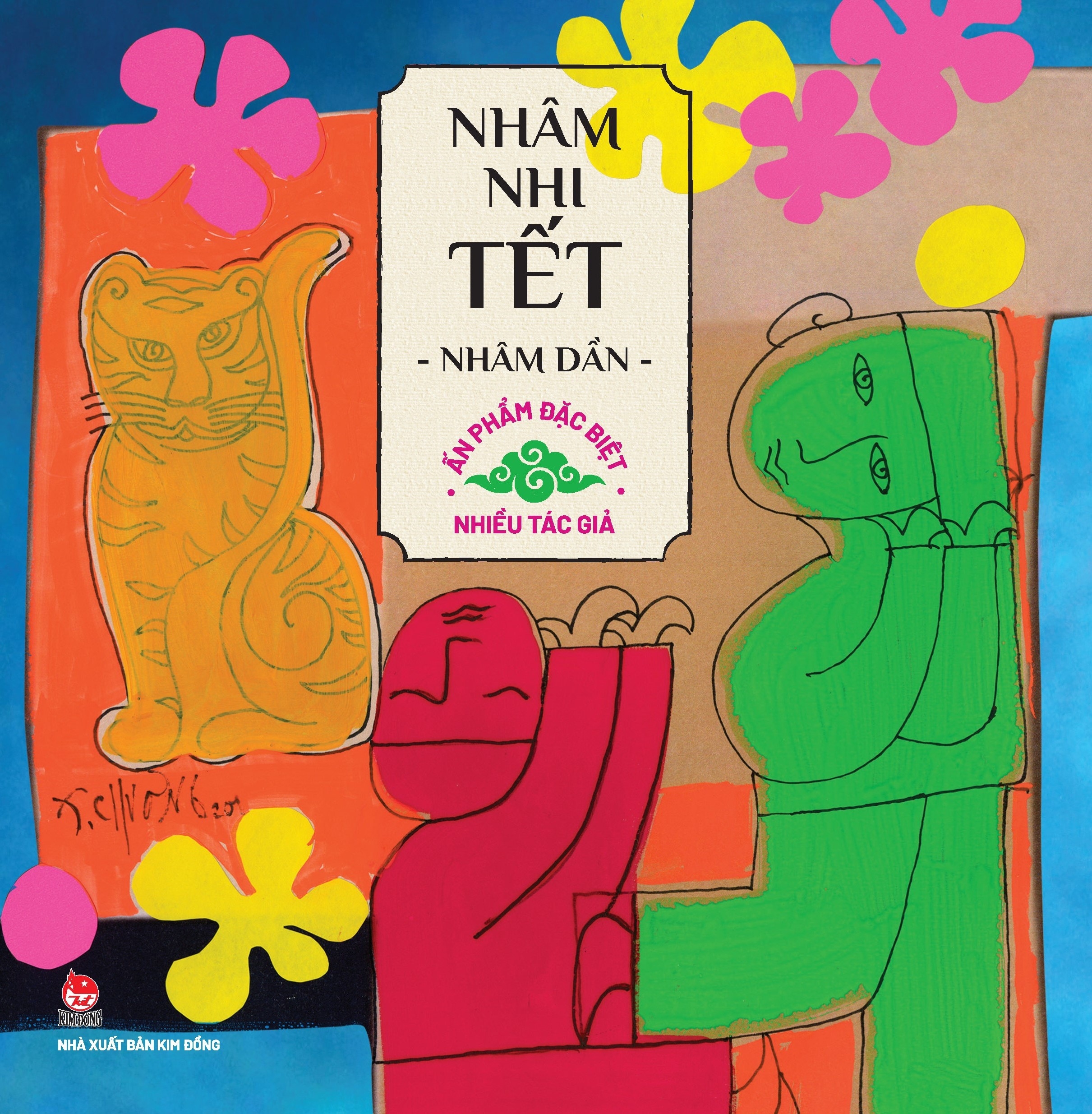 Nham Nhi Tet Nham Dan - 2022 - An Ban Dac Biet (Bia Cung) - Tang Kem Postcard + Bo 5 Phong Bao Li Xi