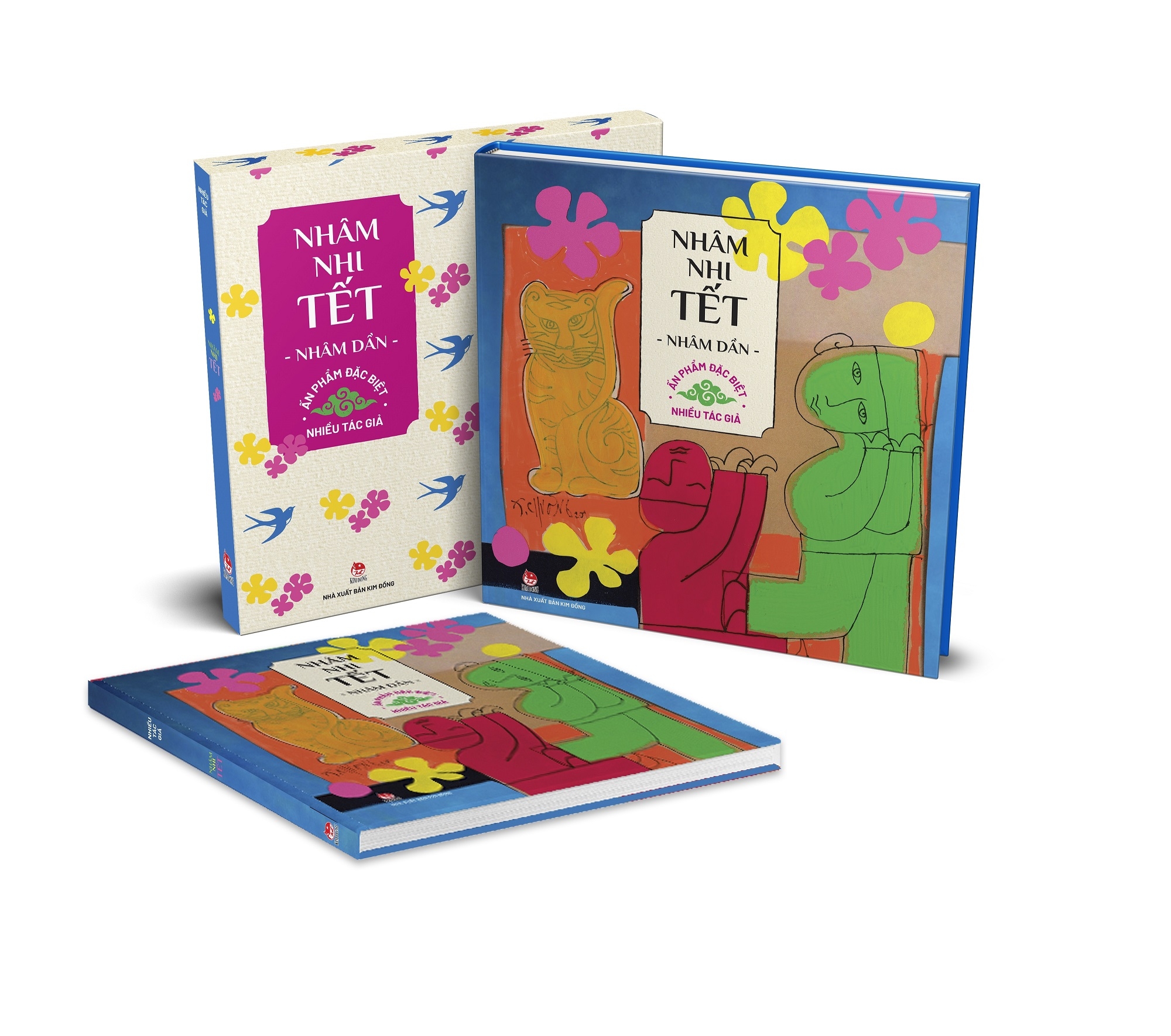 Nham Nhi Tet Nham Dan - 2022 - An Ban Dac Biet (Bia Cung) - Tang Kem Postcard + Bo 5 Phong Bao Li Xi