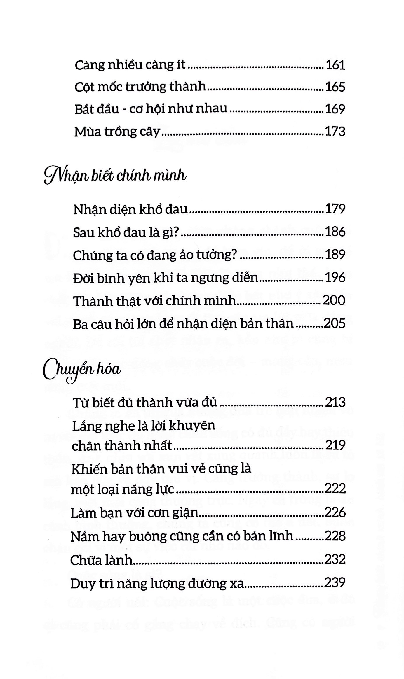 nhận biết chính mình bình an sẽ tới