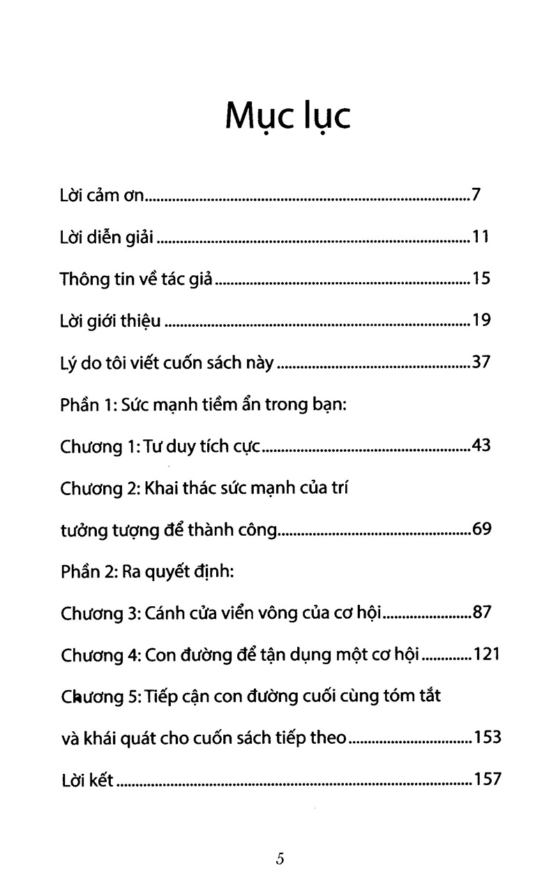 nhận biết cơ hội để thành công