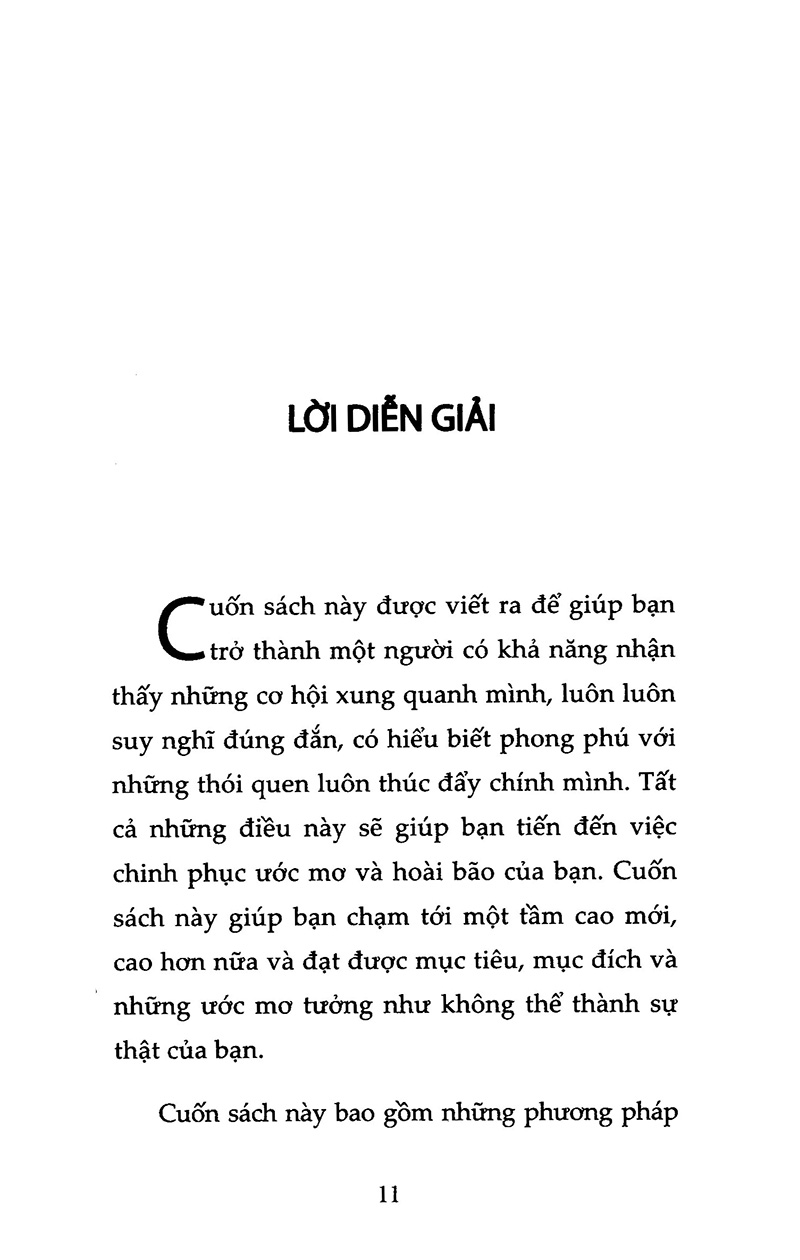 nhận biết cơ hội để thành công