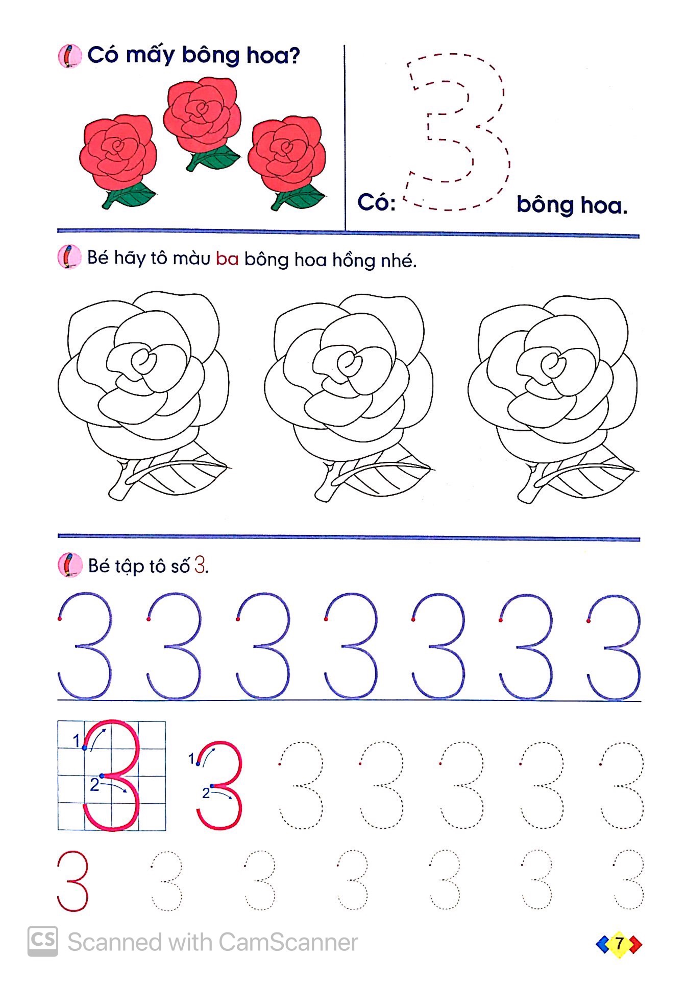 nhận biết và làm quen với chữ số