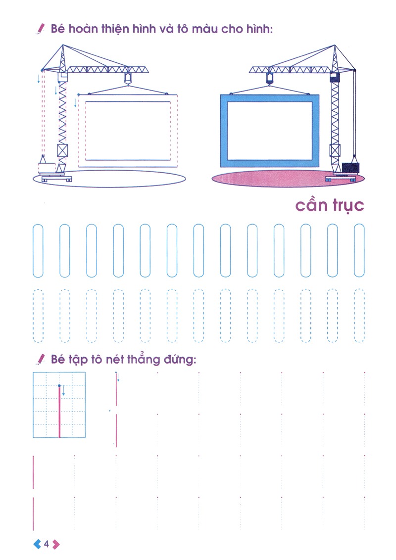 nhận biết và làm quen với nét cơ bản - dành cho bé 4-5 tuổi (tái bản 2024)