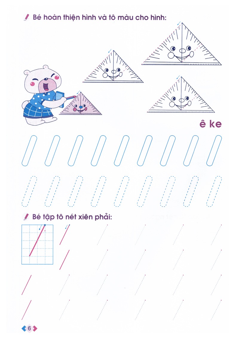 nhận biết và làm quen với nét cơ bản - dành cho bé 4-5 tuổi (tái bản 2024)