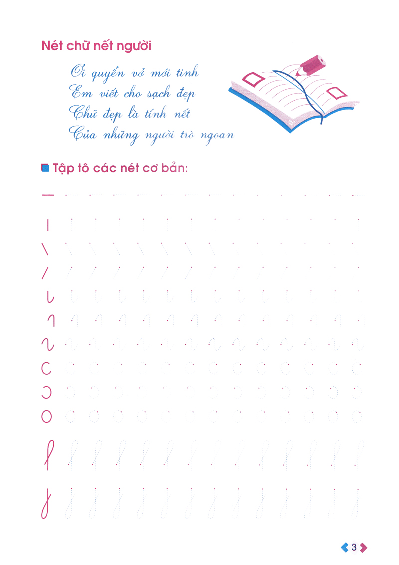 nhận biết và làm quen với nét cơ bản (dành cho trẻ 4 - 5 tuổi)