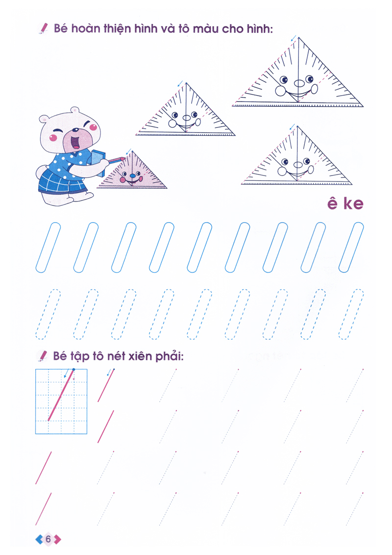 nhận biết và làm quen với nét cơ bản (dành cho trẻ 4 - 5 tuổi)