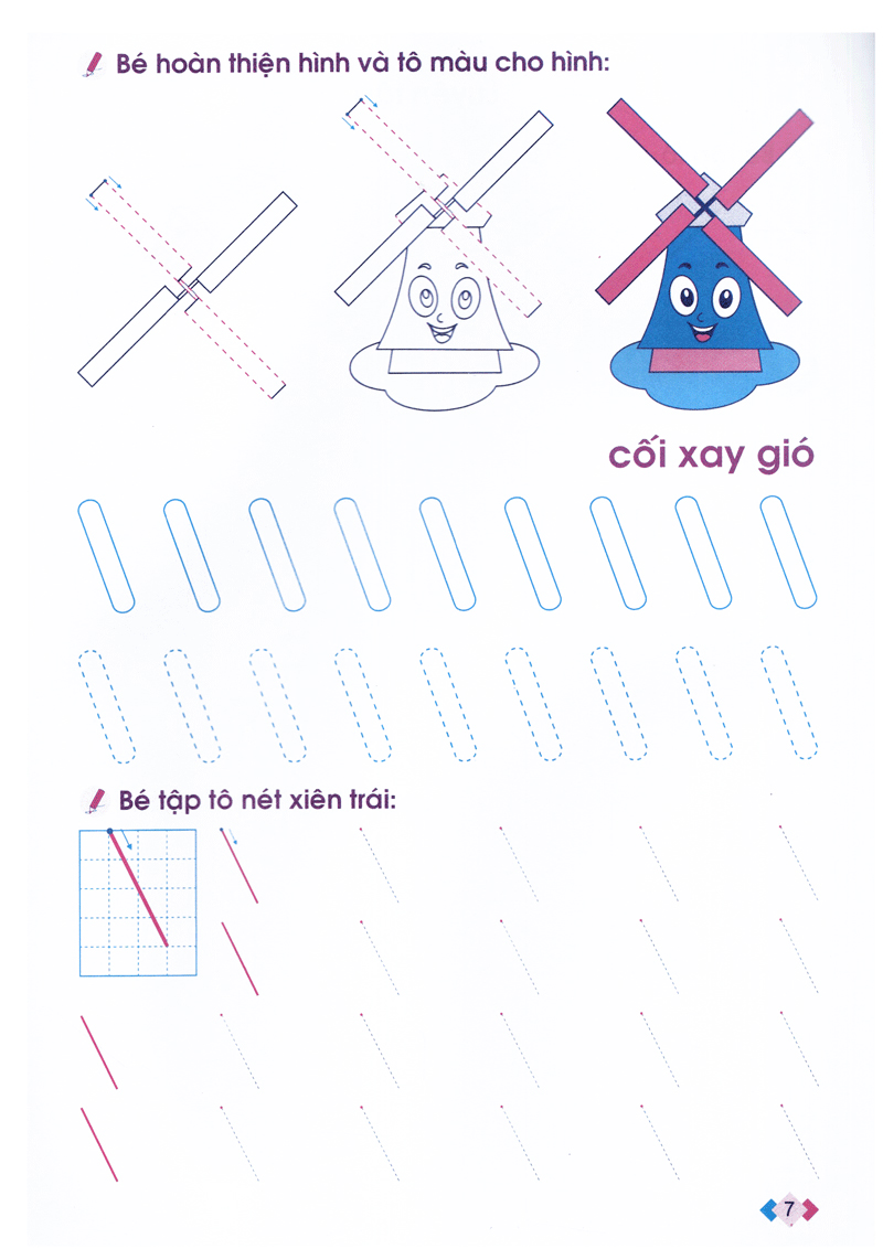 nhận biết và làm quen với nét cơ bản (dành cho trẻ 4 - 5 tuổi)