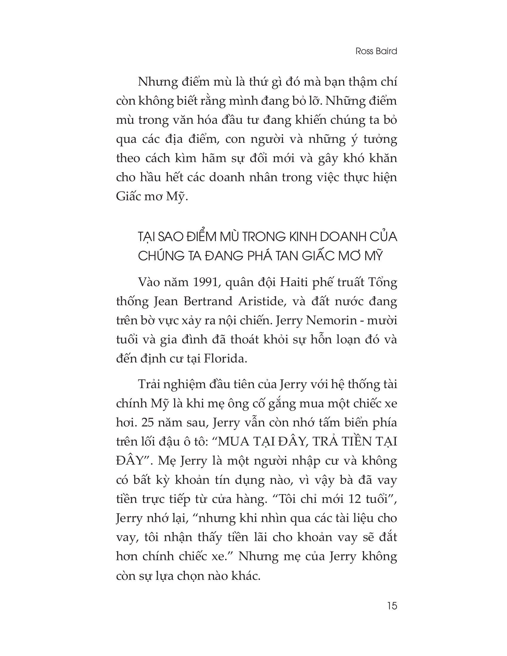 nhận diện điểm mù trong đầu tư kinh doanh