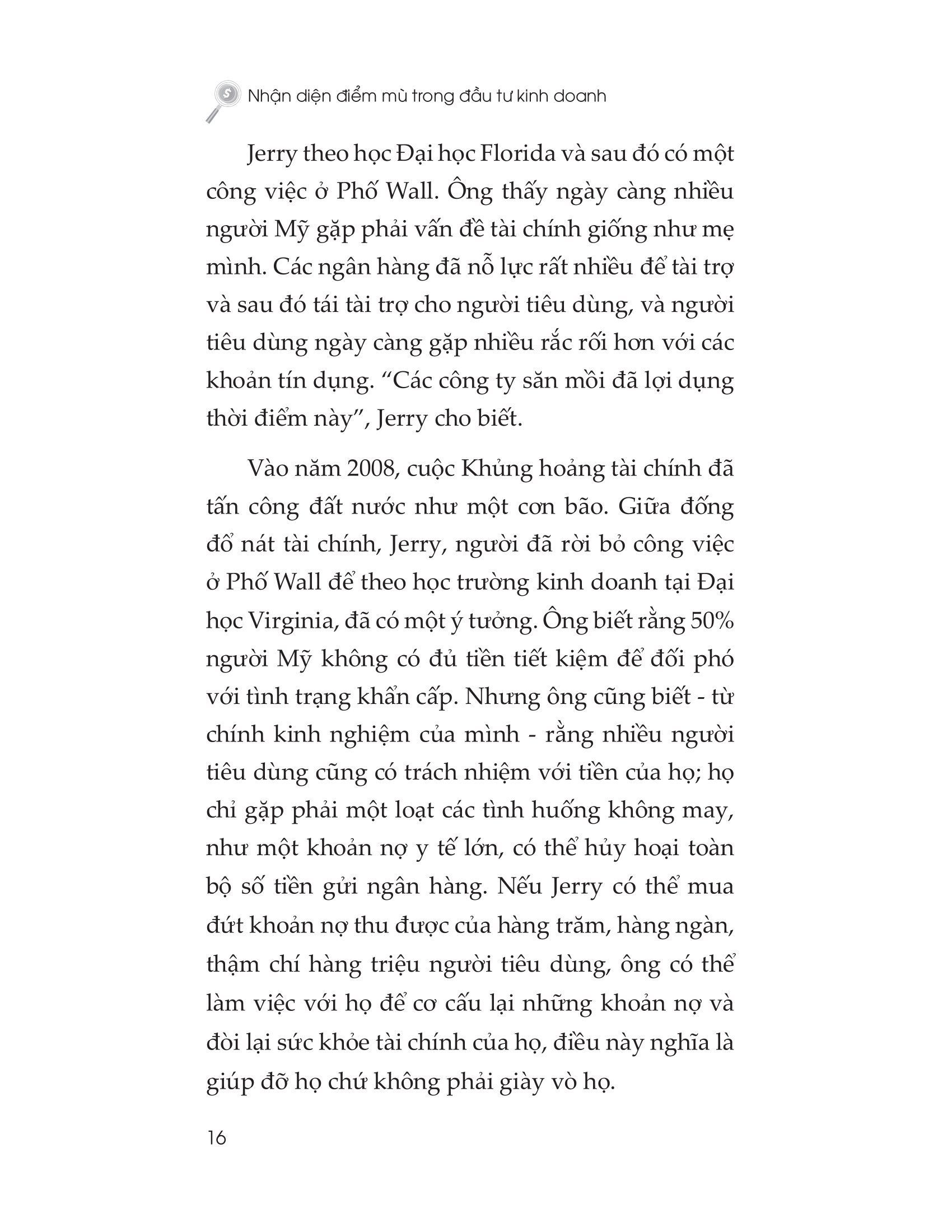 nhận diện điểm mù trong đầu tư kinh doanh