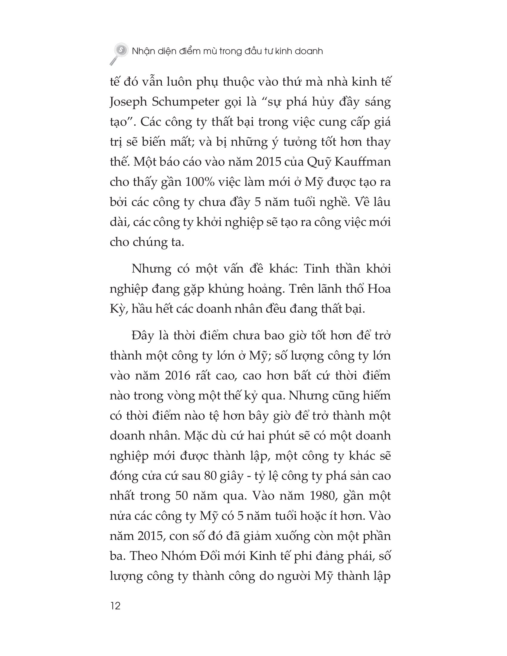 nhận diện điểm mù trong đầu tư kinh doanh