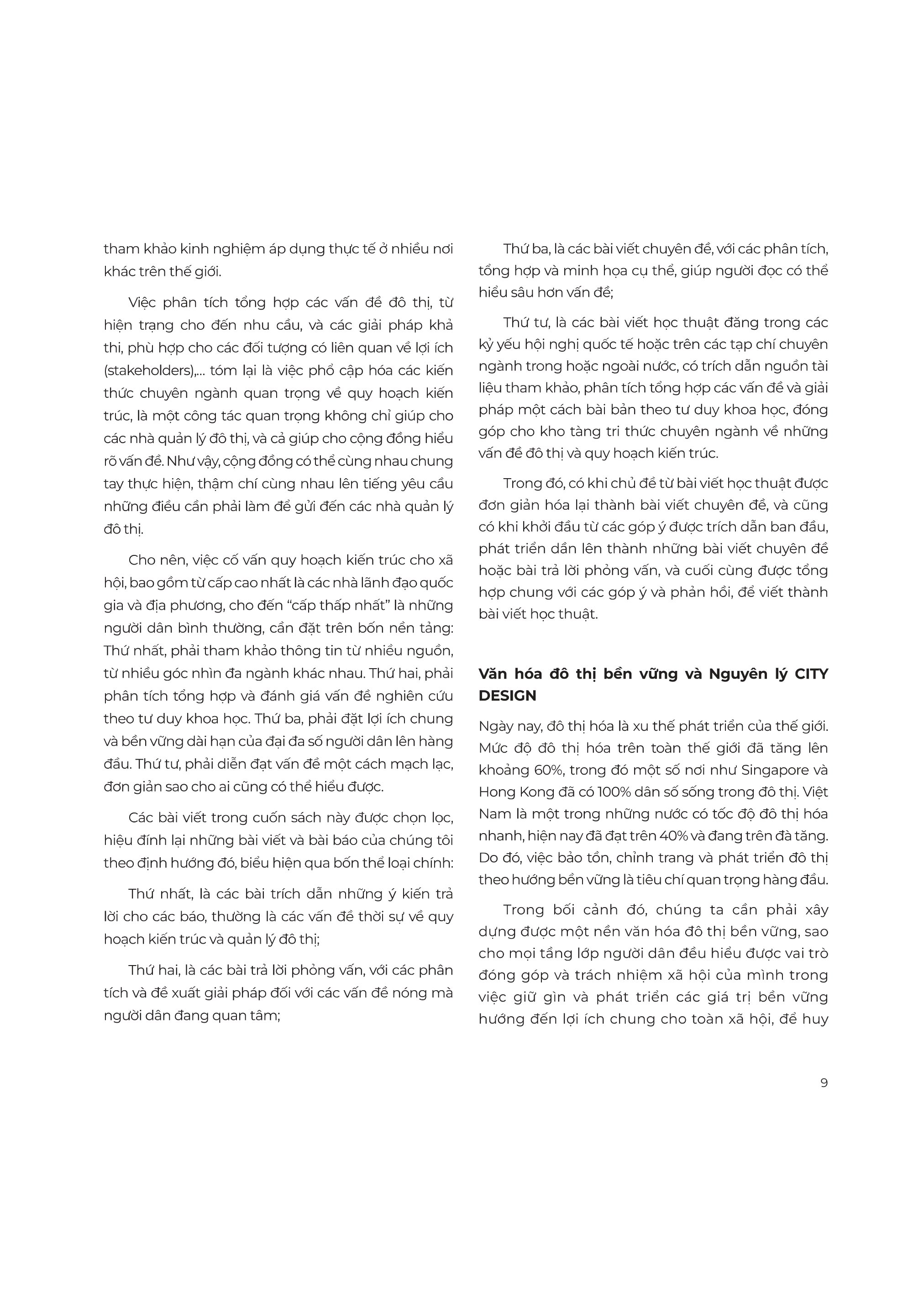 nhận diện đô thị việt nam đương đại