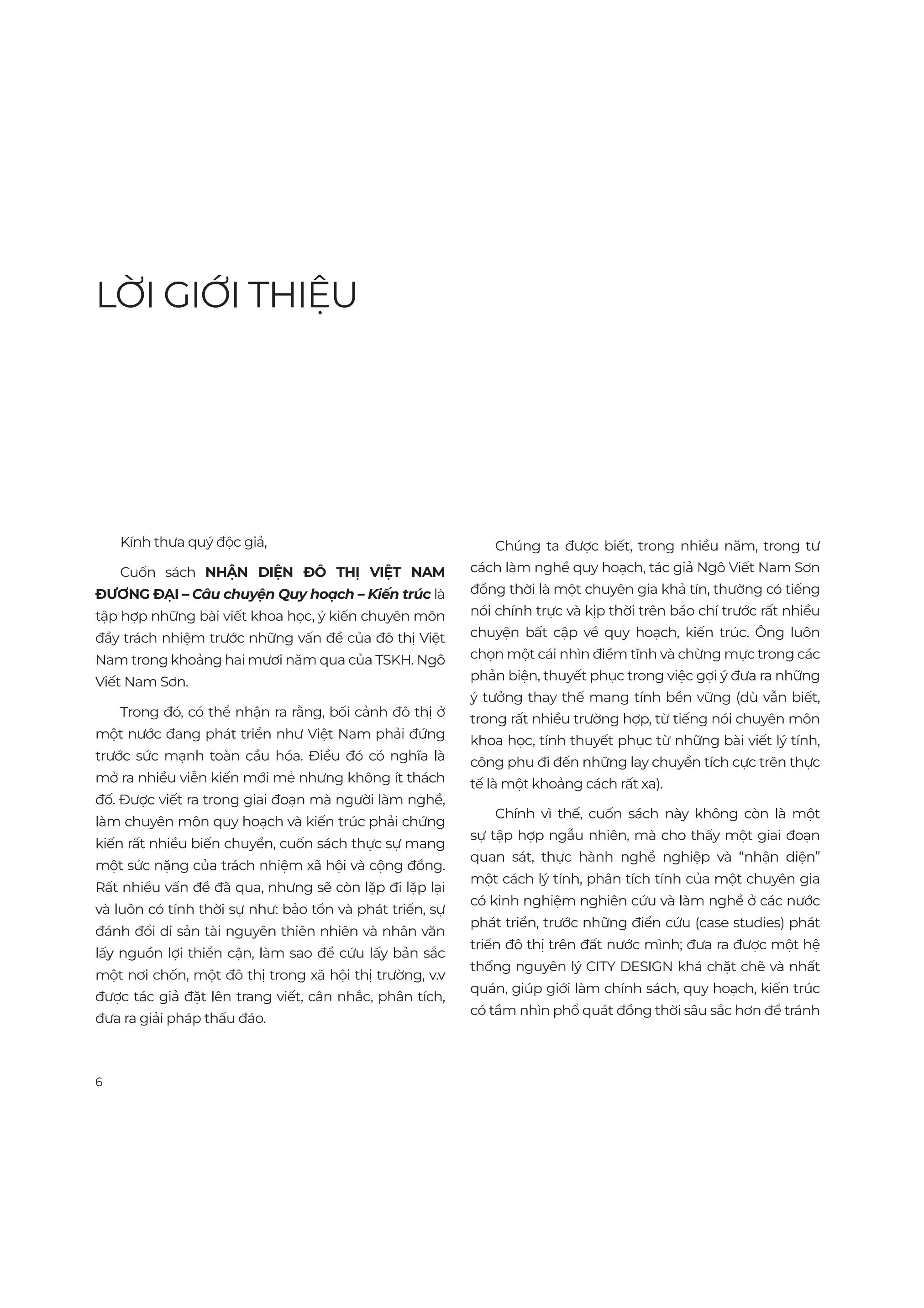 nhận diện đô thị việt nam đương đại