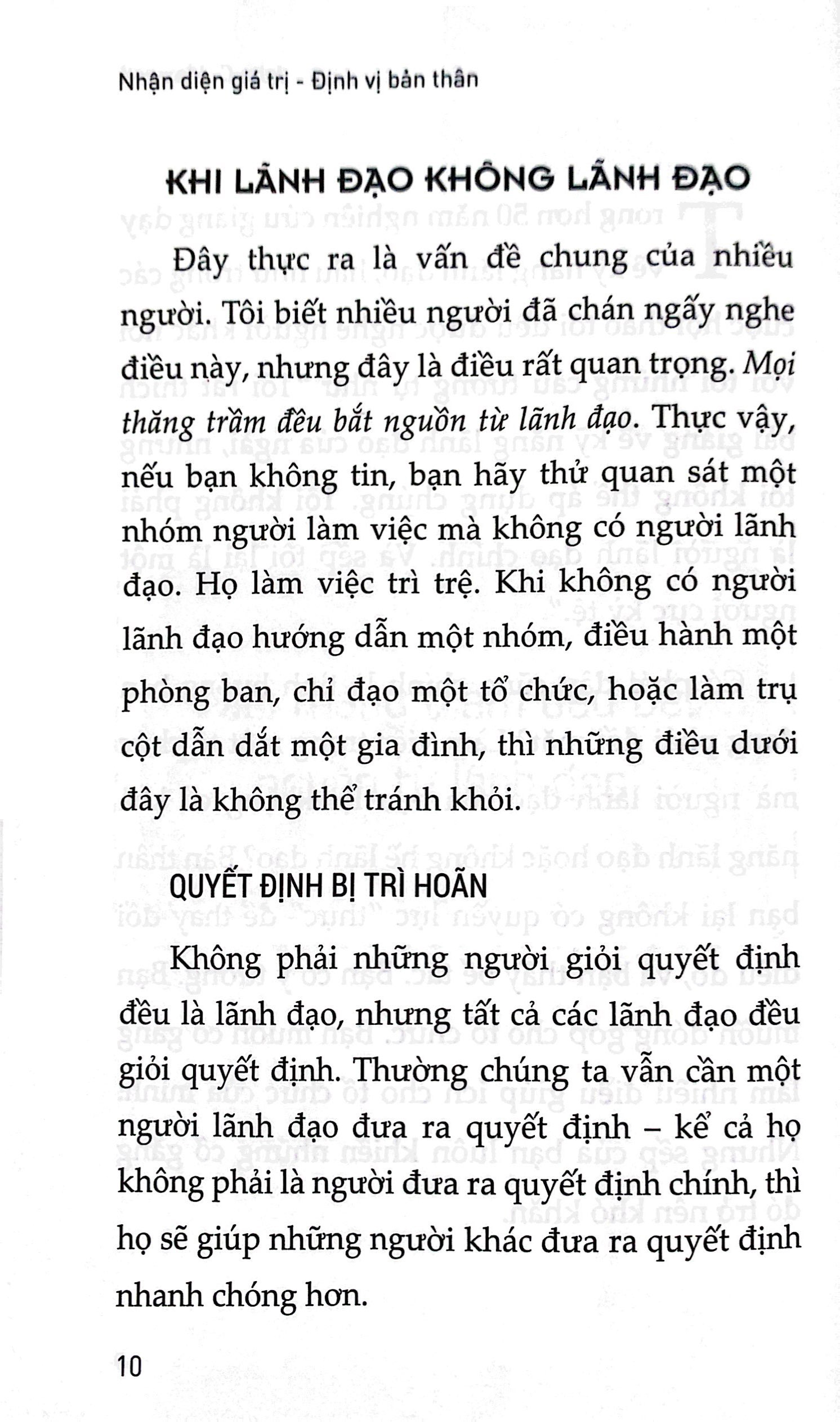 nhận diện giá trị - định vị bản thân