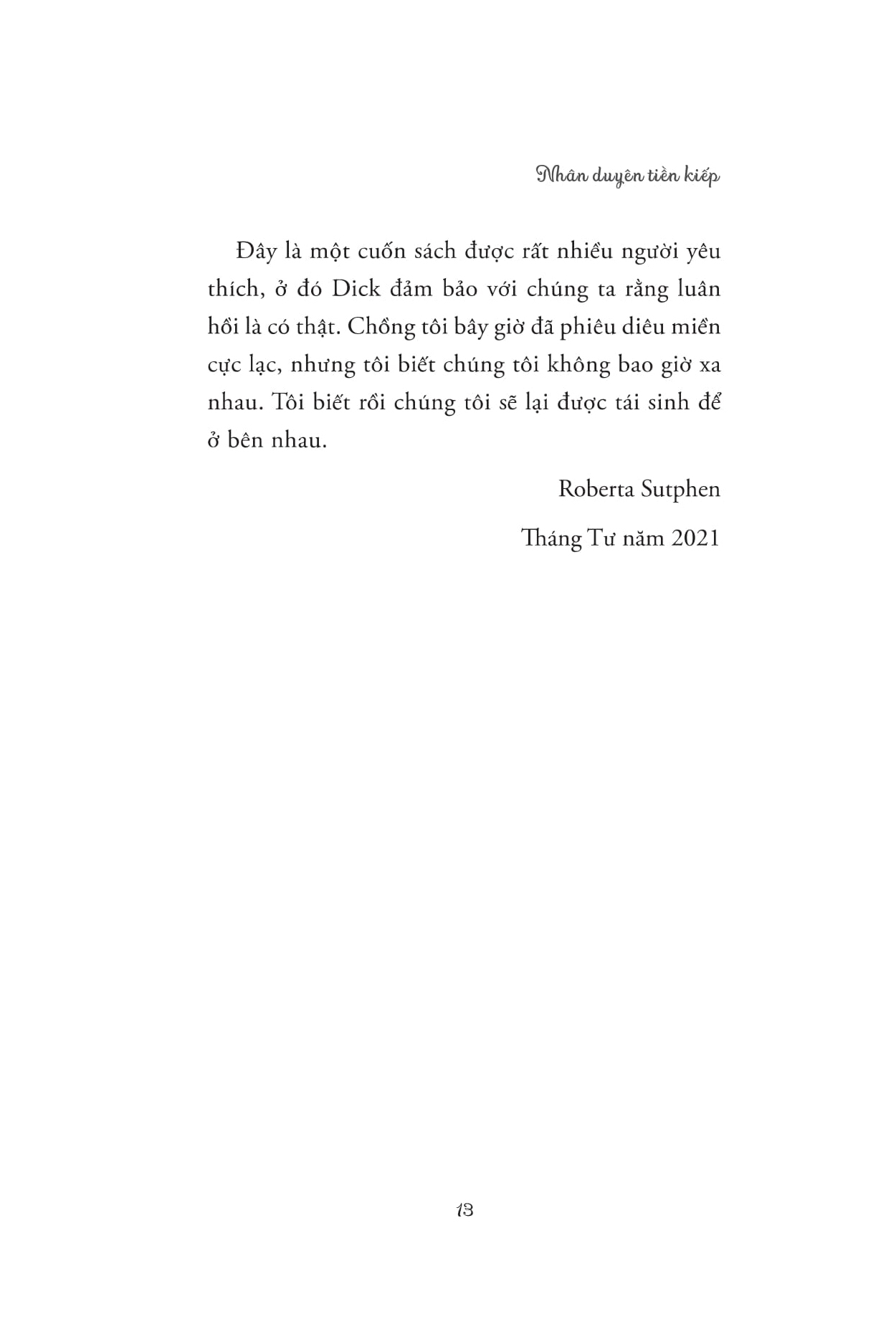 nhân duyên tiền kiếp