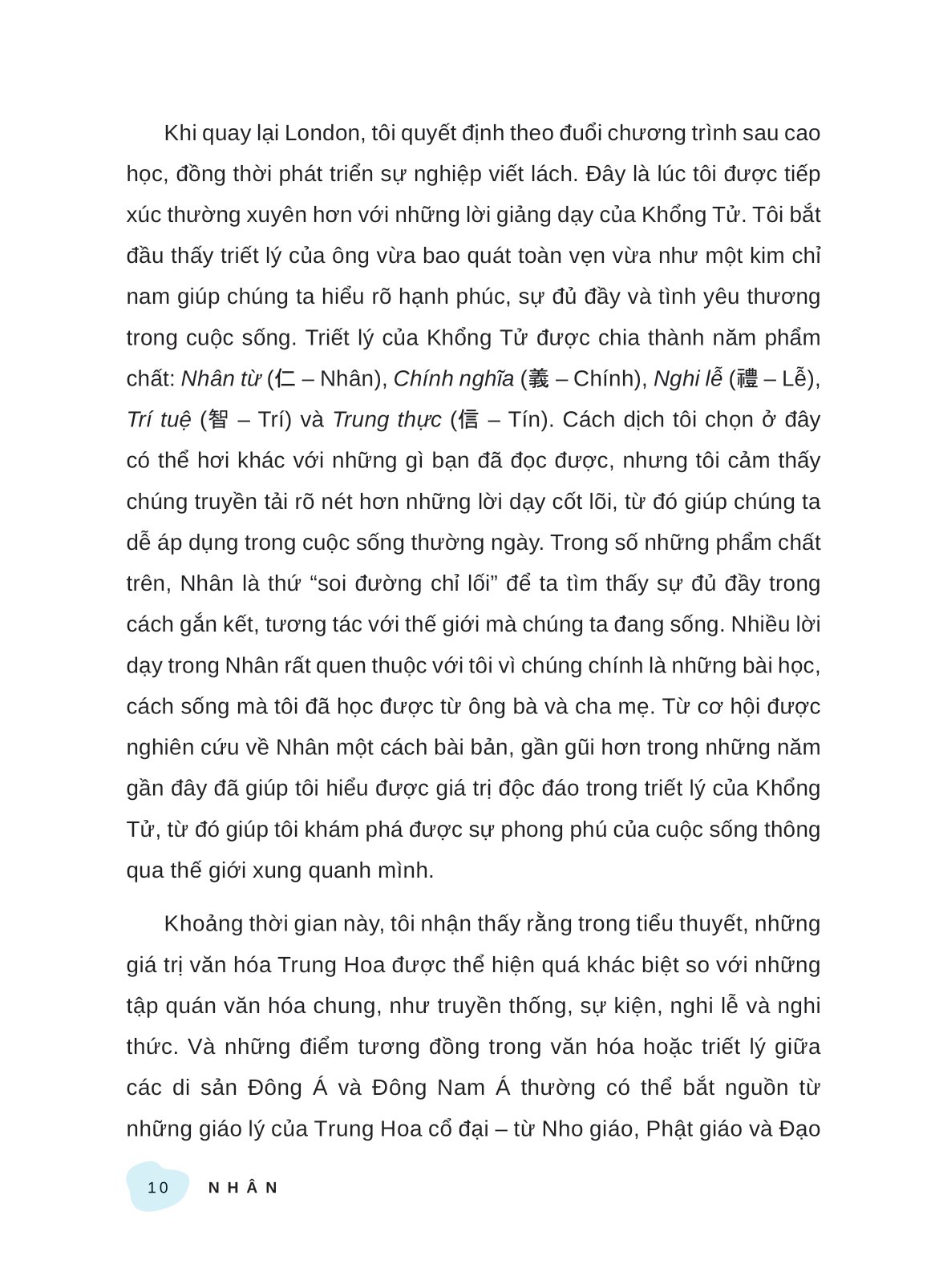 nhân - nghệ thuật đối đãi vị nhân sinh