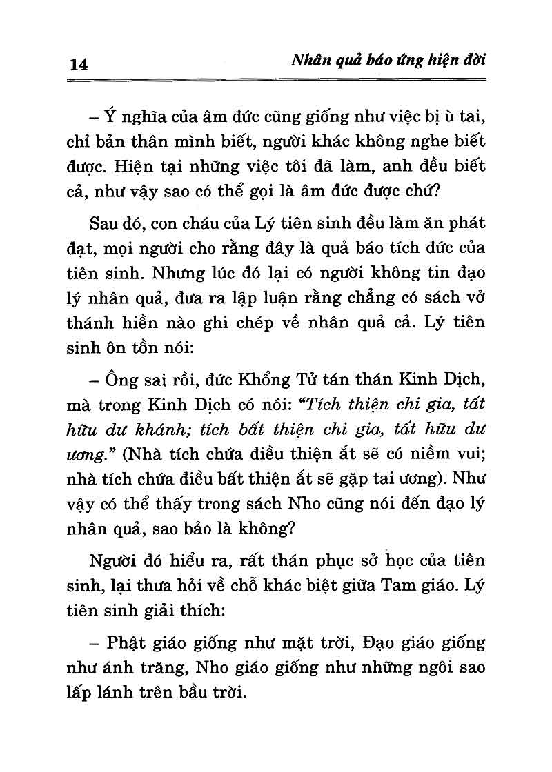 nhân quả - báo ứng hiện đời (tái bản 2024)
