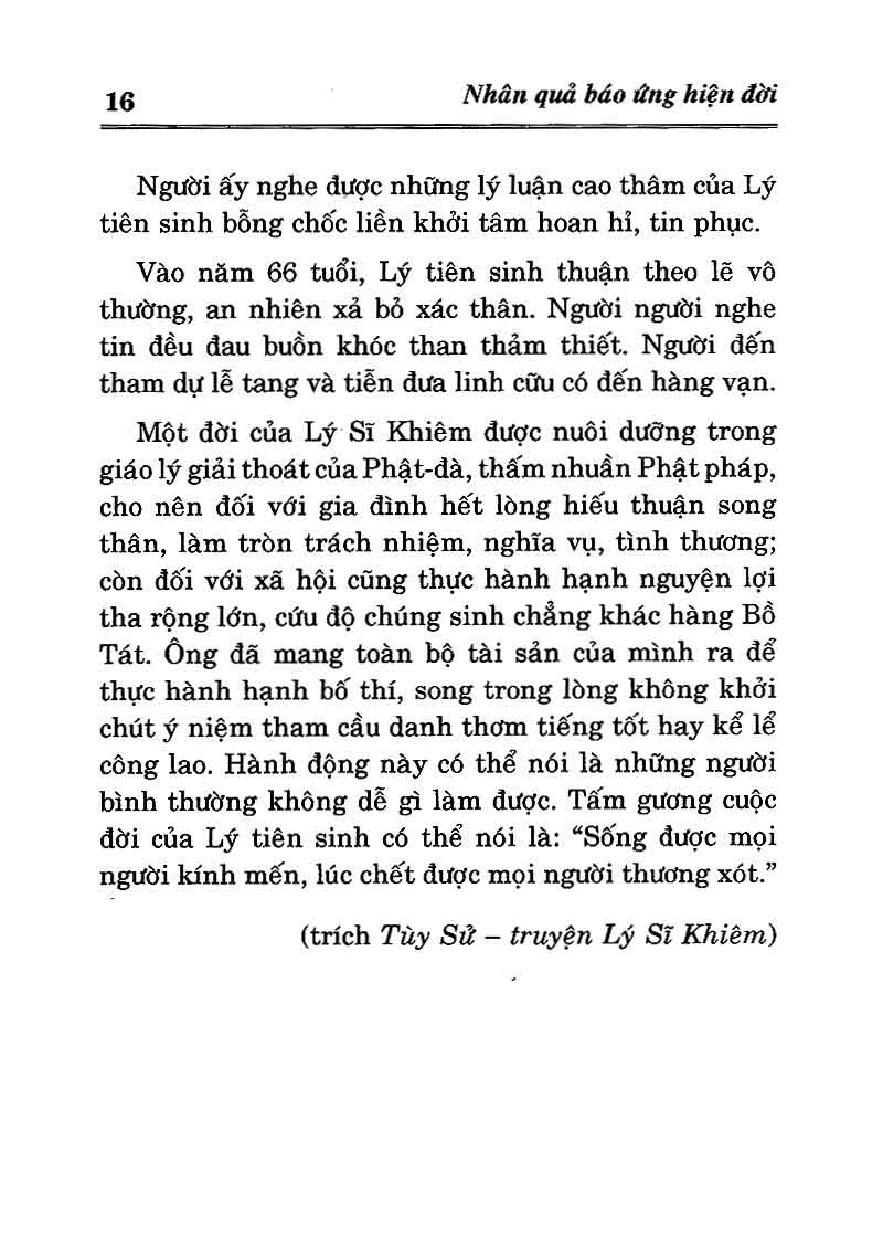 nhân quả - báo ứng hiện đời (tái bản 2024)