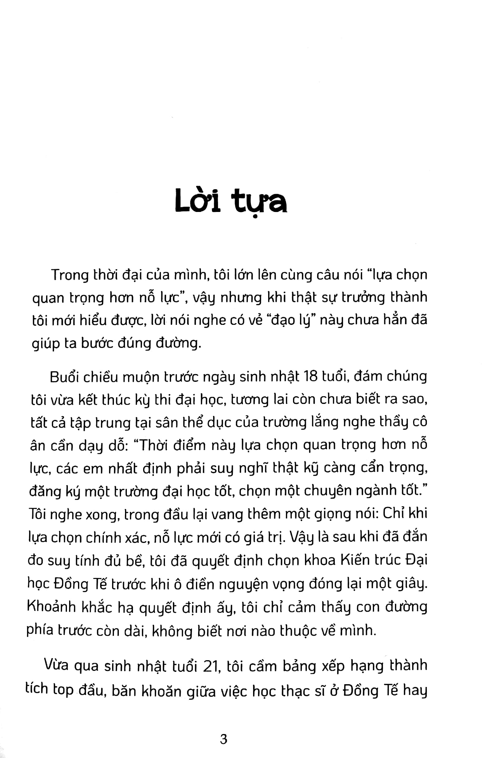 nhân sinh ngoại trừ từ bỏ thì không có gì gọi là thất bại