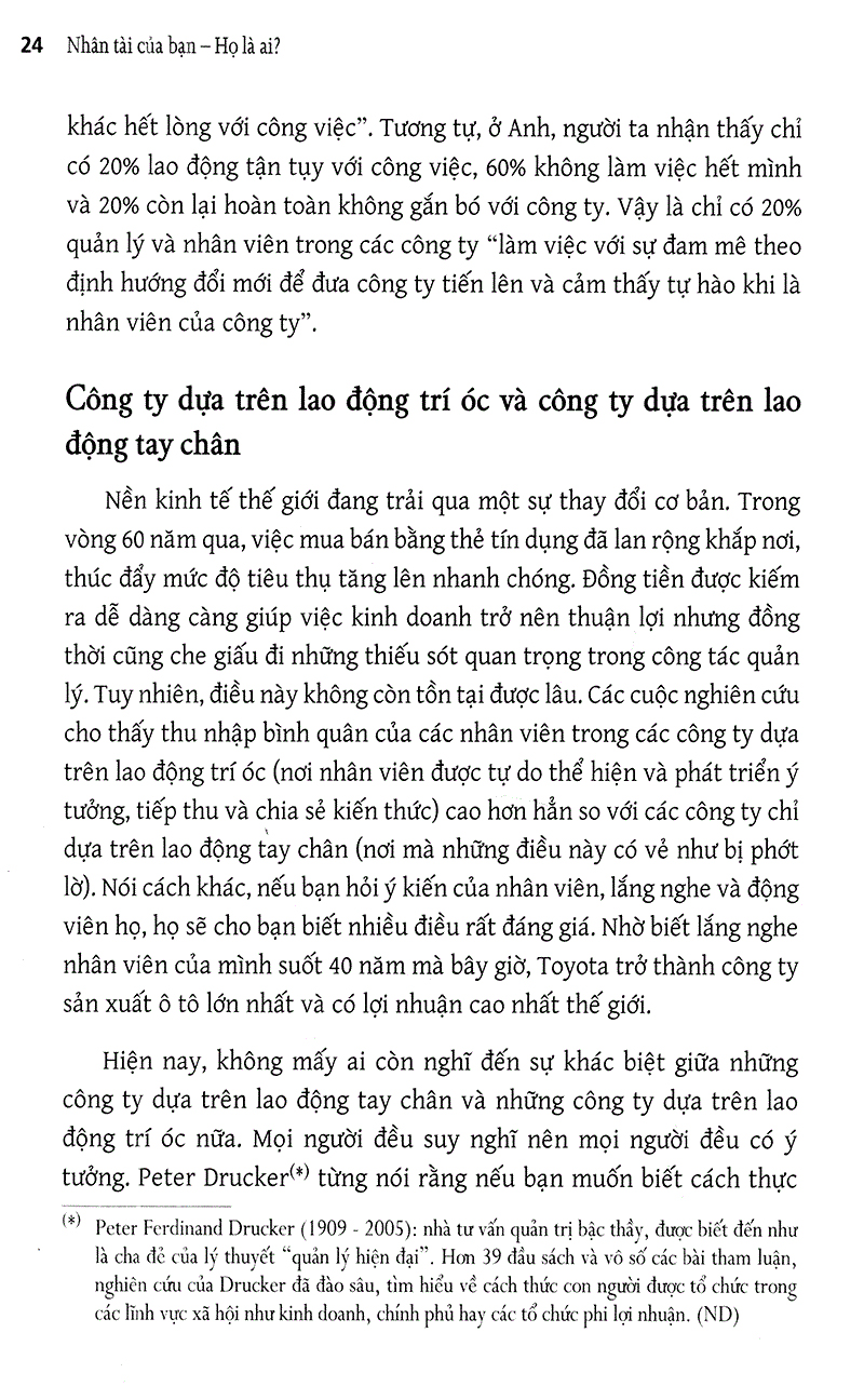 nhân tài của bạn - họ là ai?