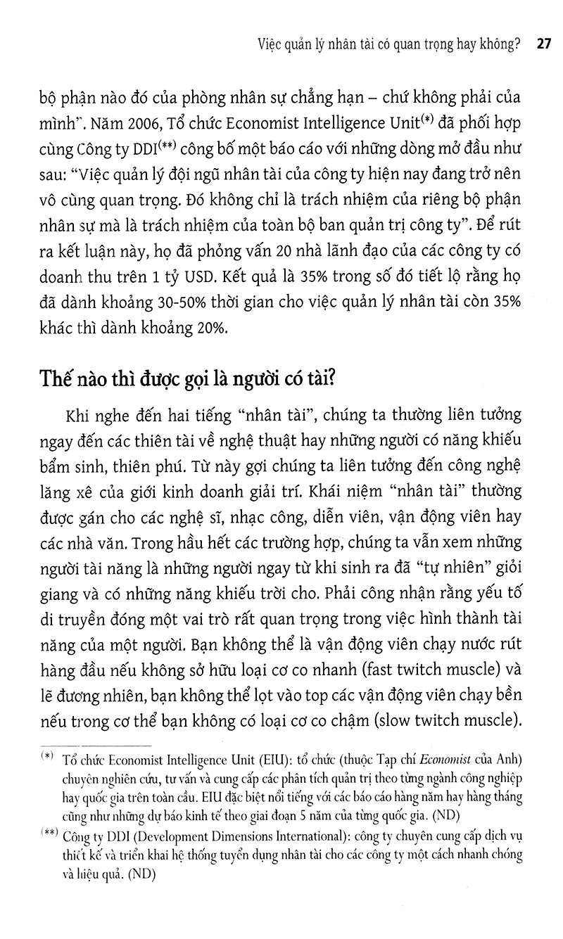 nhân tài của bạn - họ là ai?
