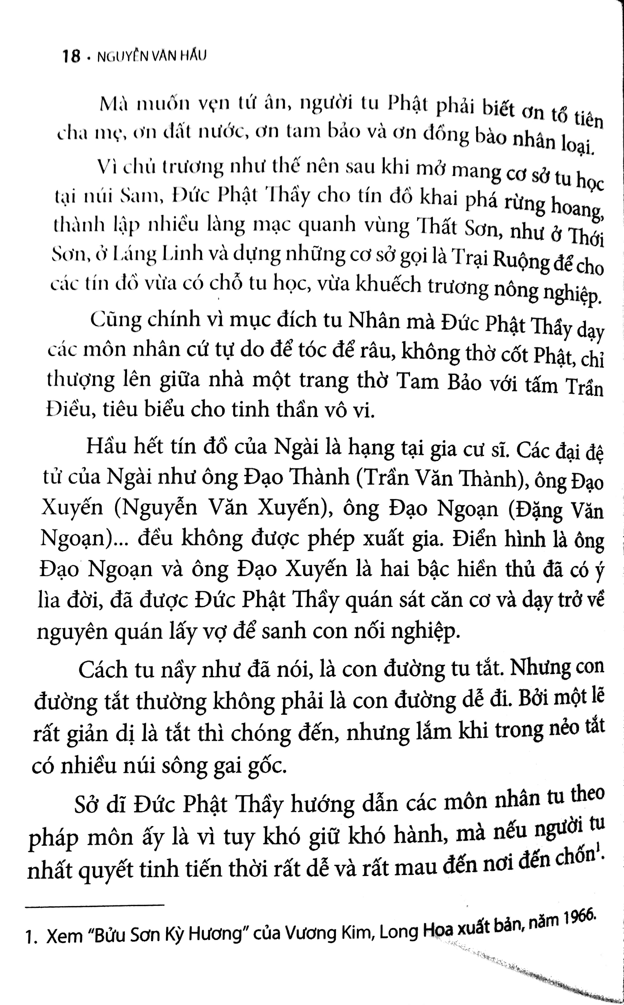 nhận thức phật giáo hòa hảo (2018)