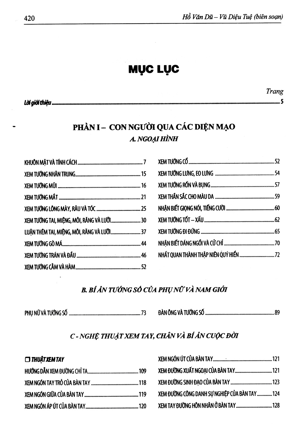 nhân tướng học - nghệ thuật của số phận