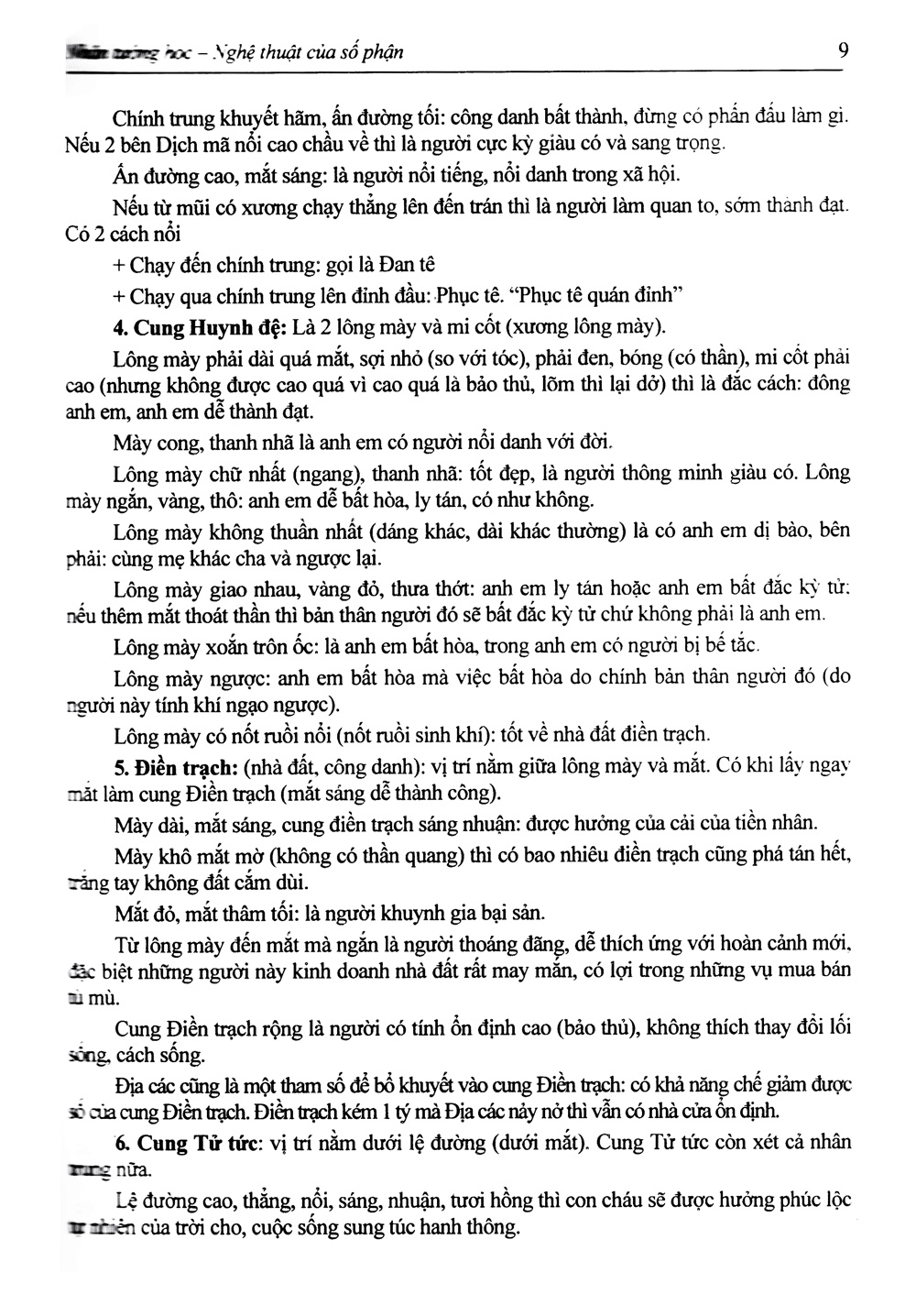 nhân tướng học - nghệ thuật của số phận