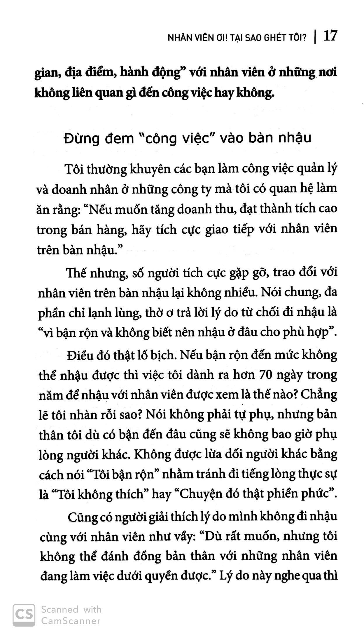 nhân viên ơi! tại sao ghét tôi?