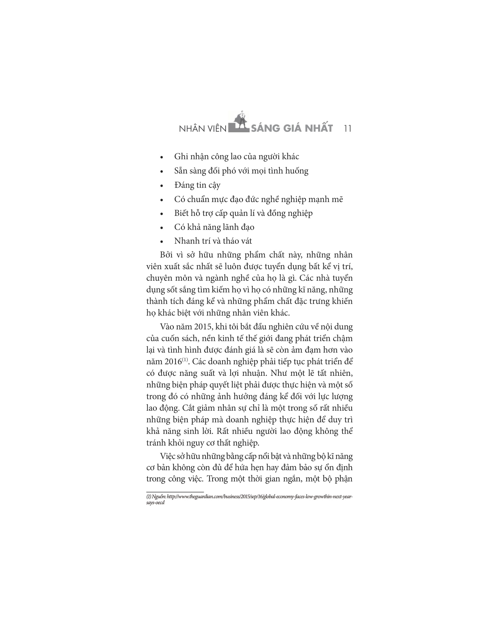 nhân viên sáng giá nhất - chiến thắng trong tuyển dụng - không lo "thất sủng"