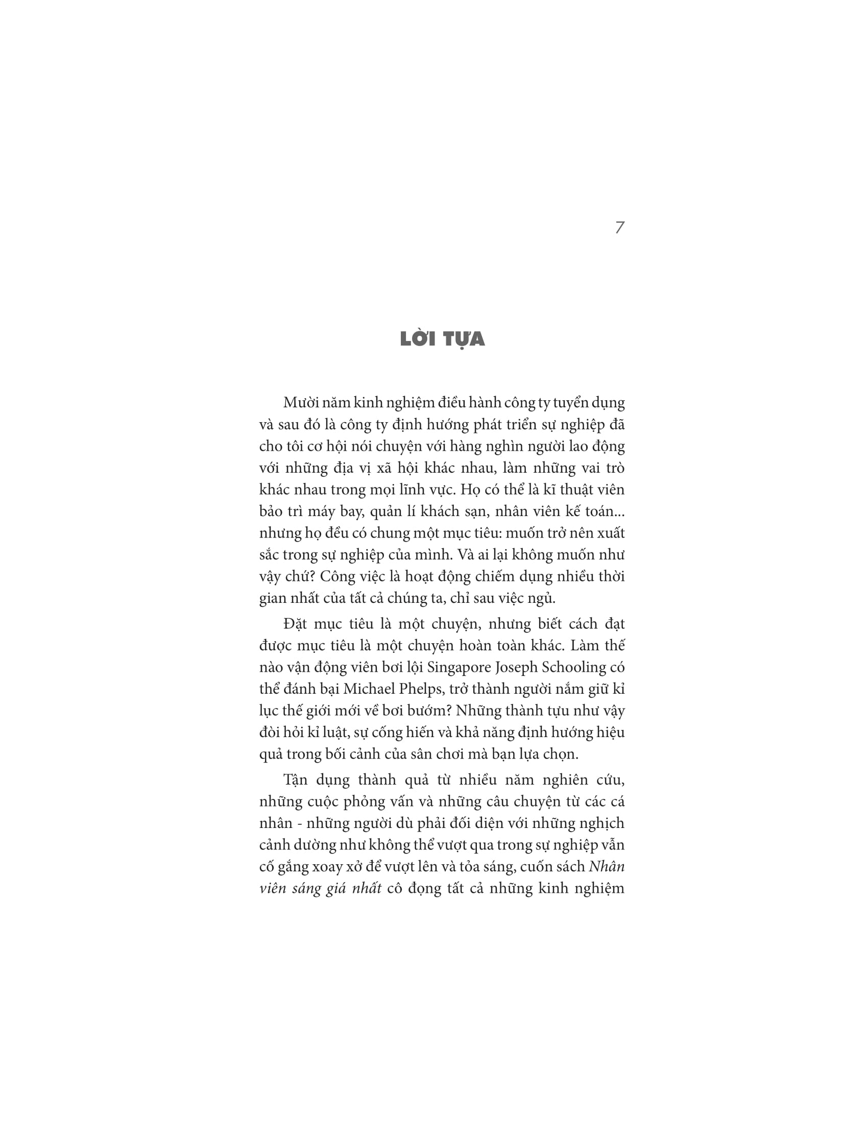 nhân viên sáng giá nhất - chiến thắng trong tuyển dụng - không lo "thất sủng"