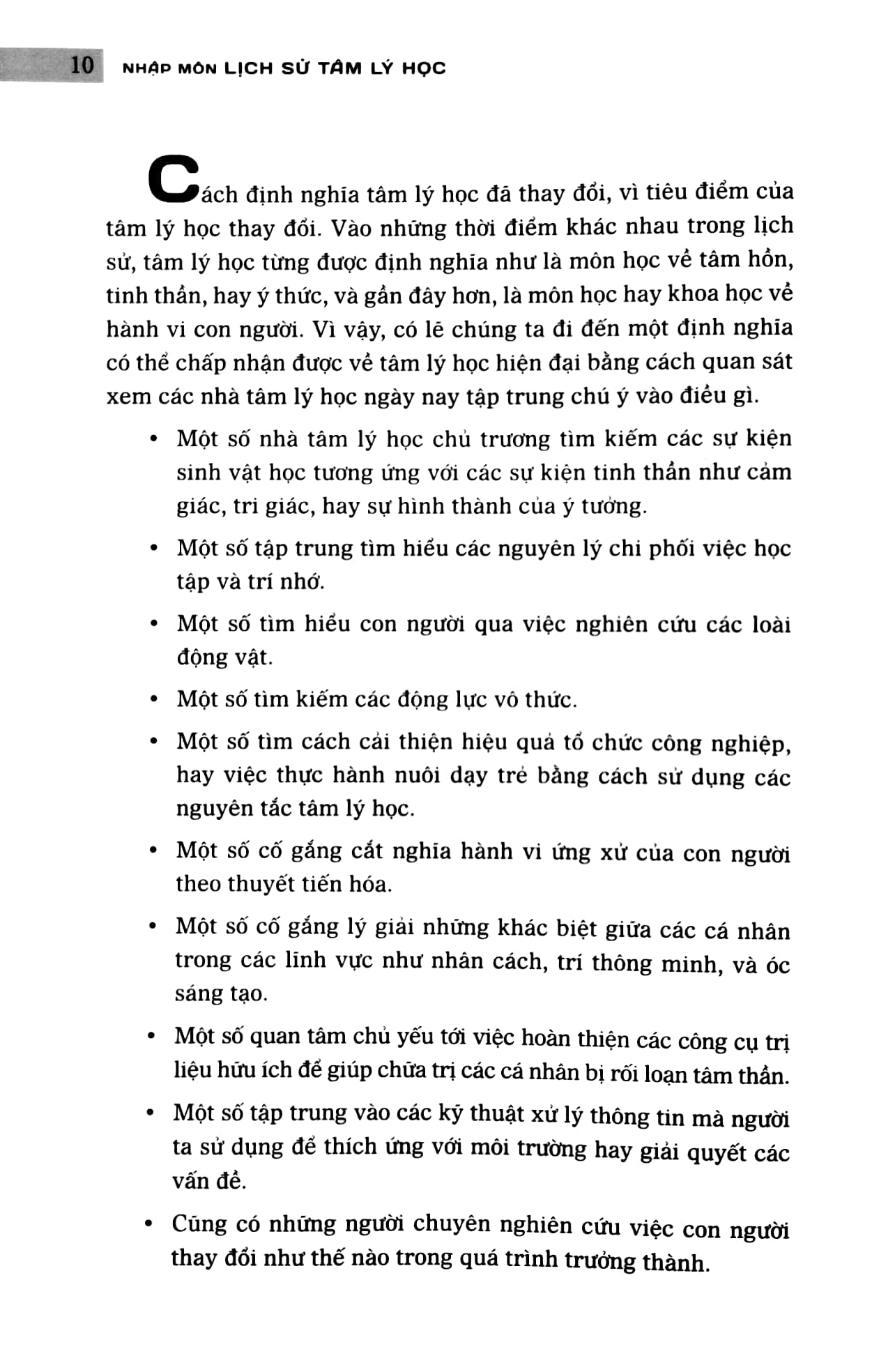 nhập môn lịch sử tâm lý học - bìa cứng (tái bản 2023)