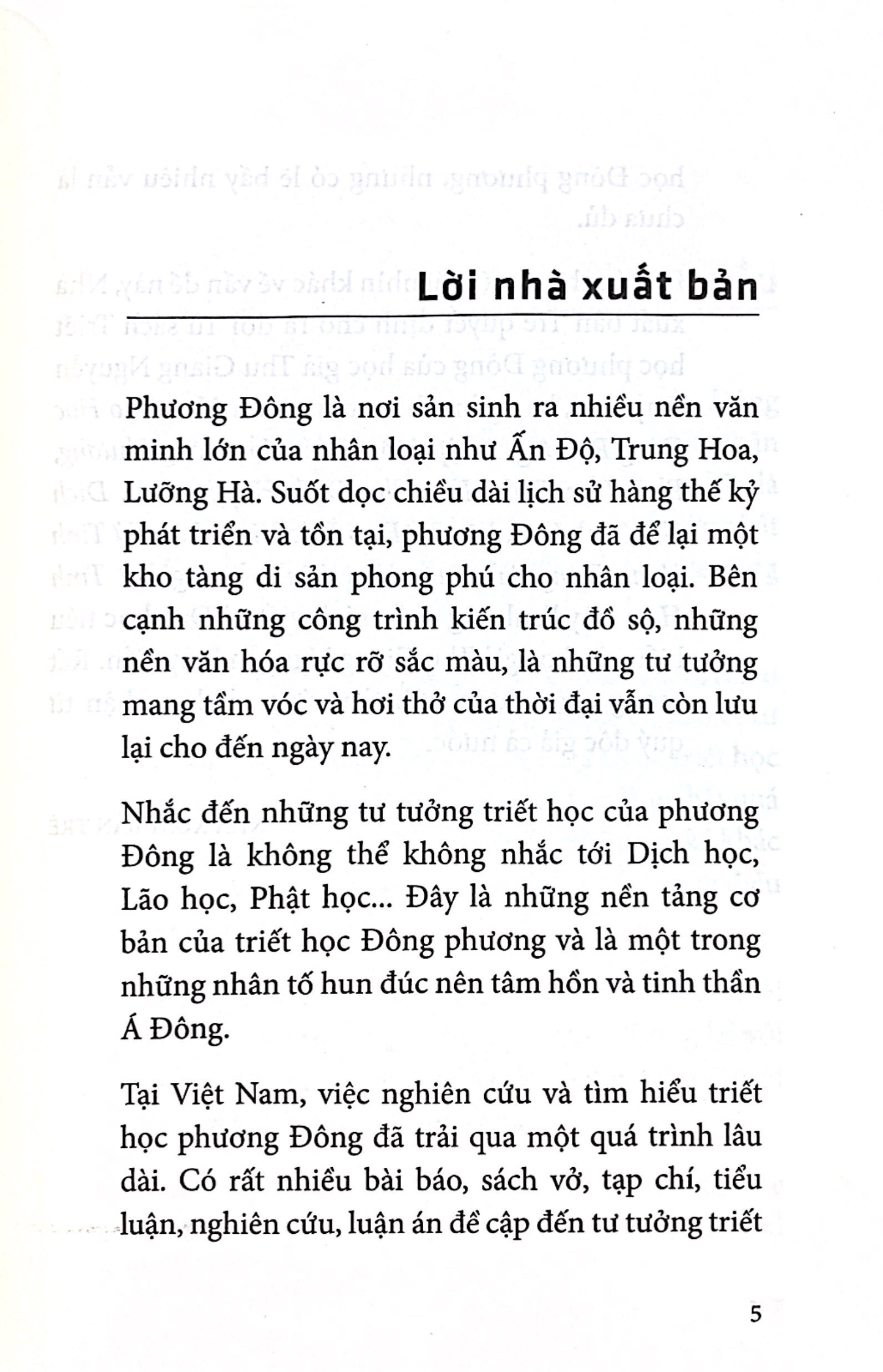 nhập môn triết học đông phương