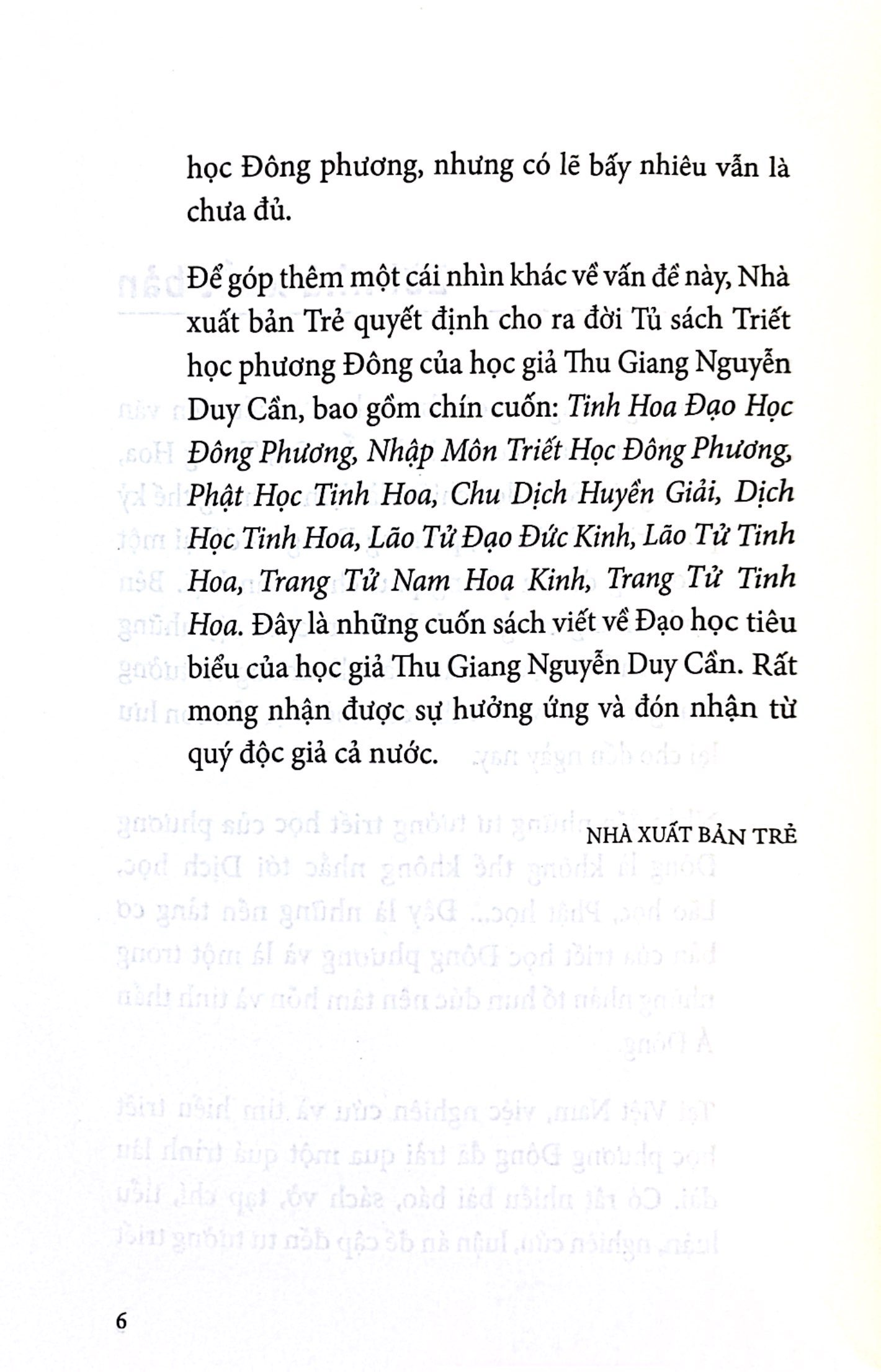 nhập môn triết học đông phương