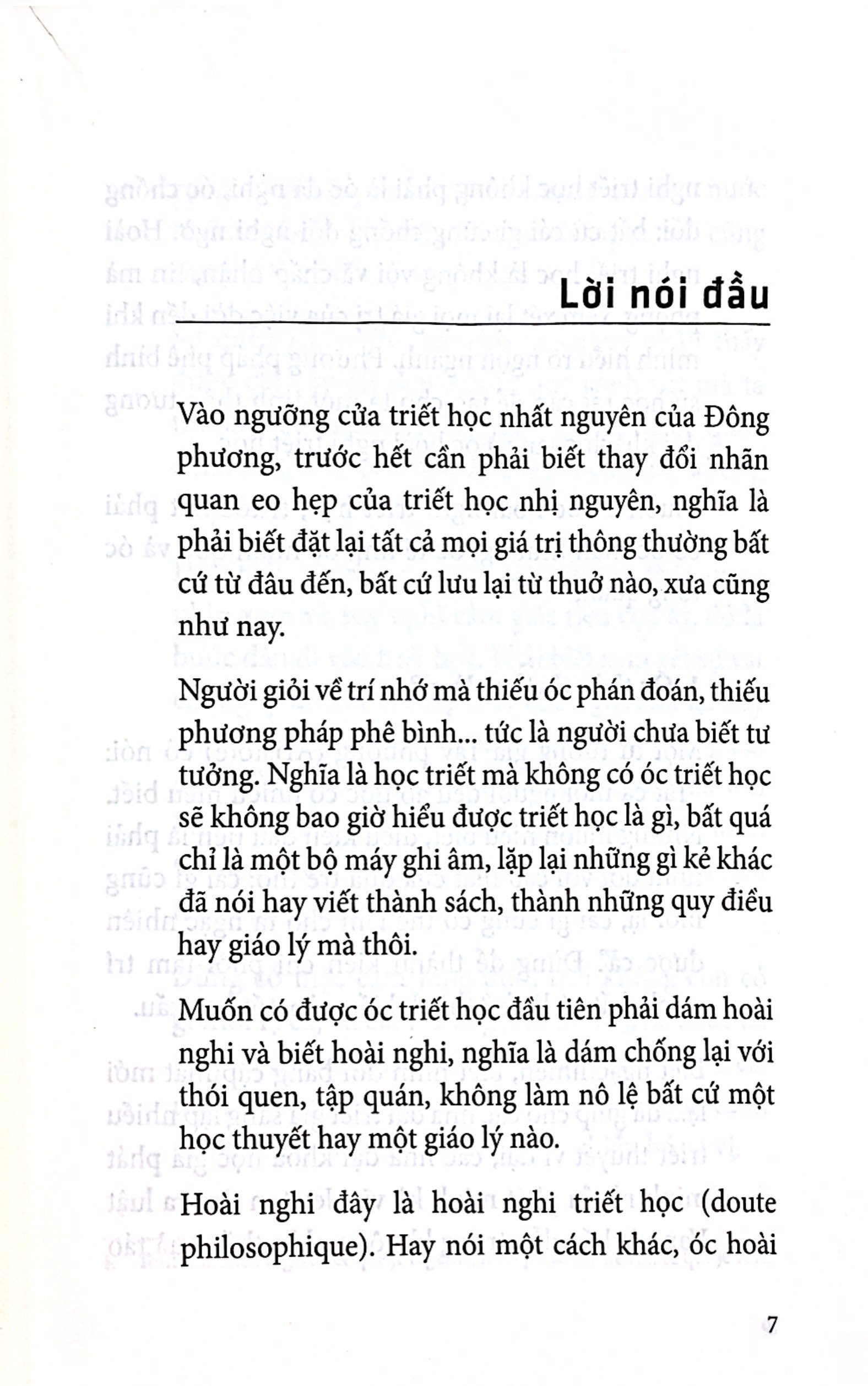 nhập môn triết học đông phương