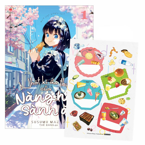 nhật kí ẩm thực của nàng hầu sành ăn - tập 1 - tặng kèm set bookmark