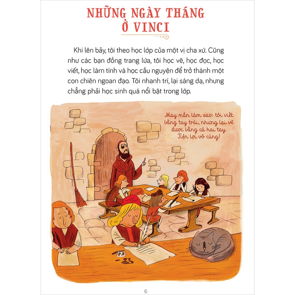 nhật kí danh nhân - nhật kí của leonardo da vinci