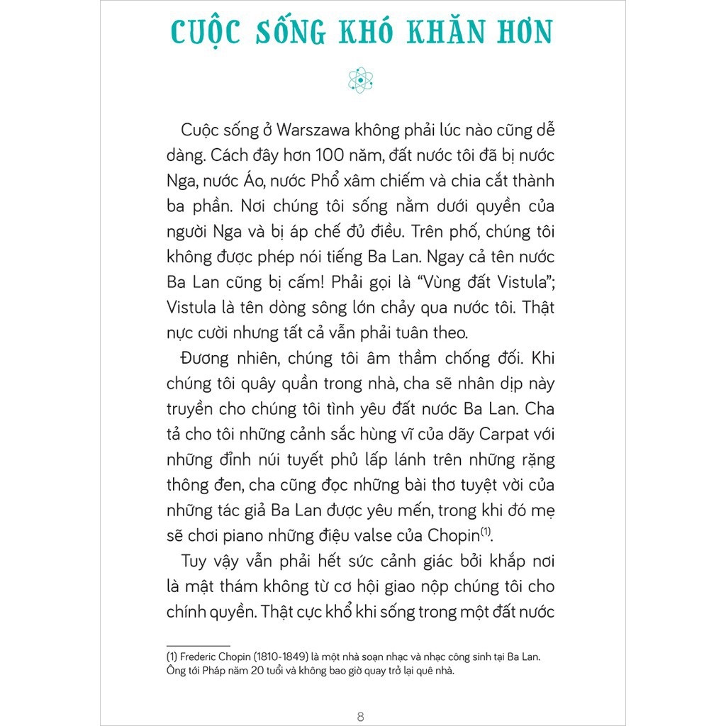 nhật kí danh nhân - nhật kí của marie curie