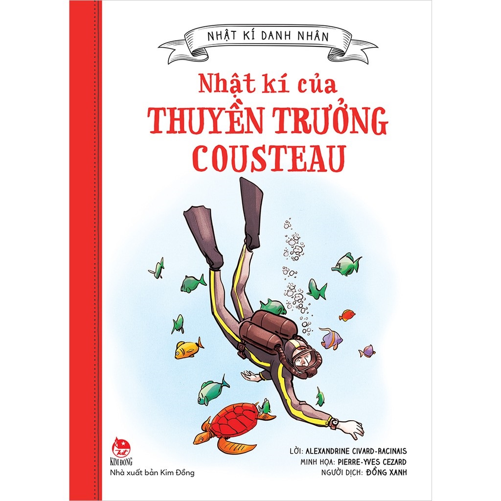 nhật kí danh nhân - nhật kí của thuyền trưởng cousteau