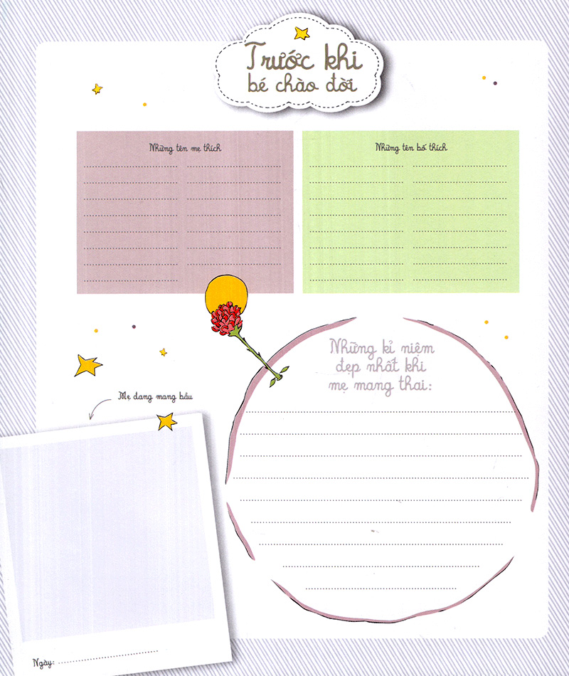 nhật kí đầu đời của hoàng tử bé