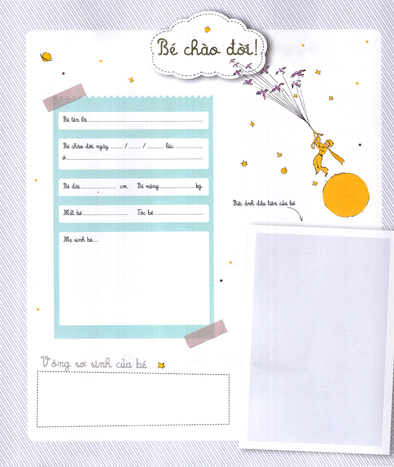 nhật kí đầu đời của hoàng tử bé