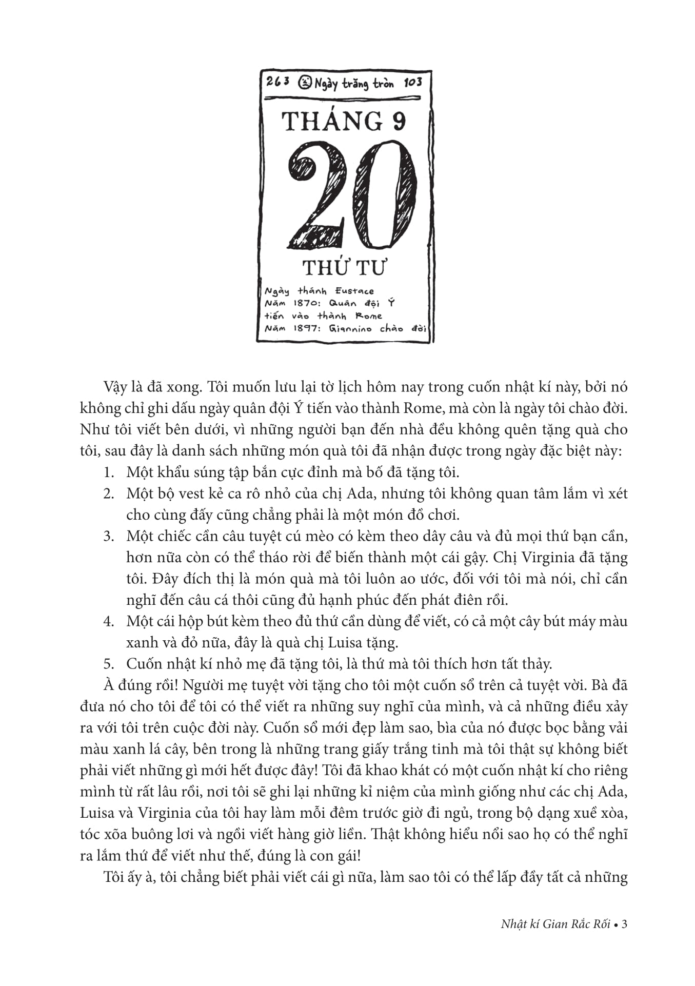 nhật kí gian rắc rối