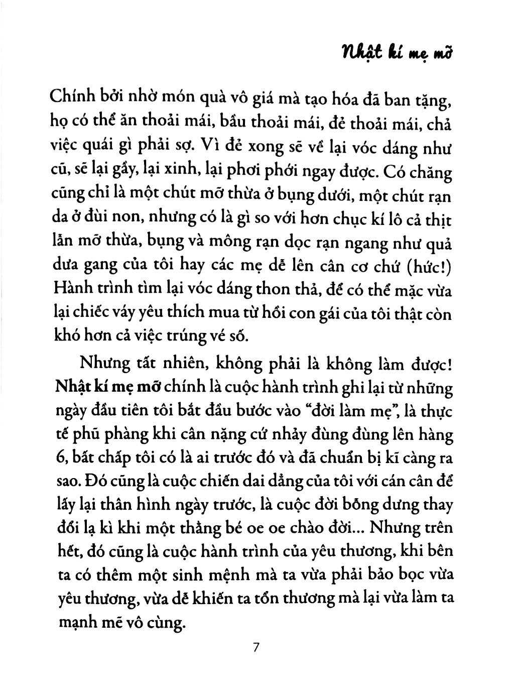 nhật kí mẹ mỡ