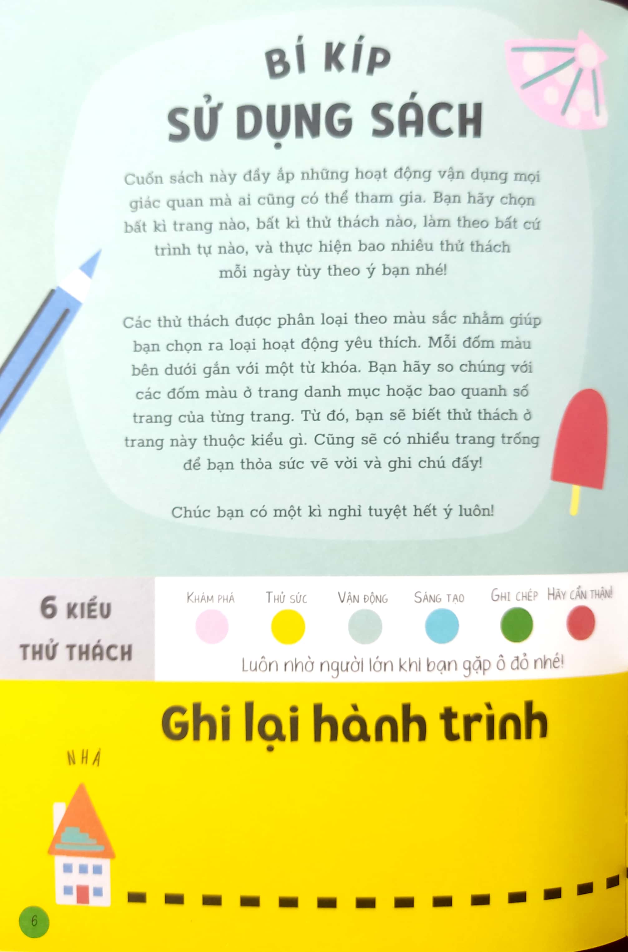 nhật kí phiêu lưu - 50 thử thách cho kì nghỉ siêu lí thú