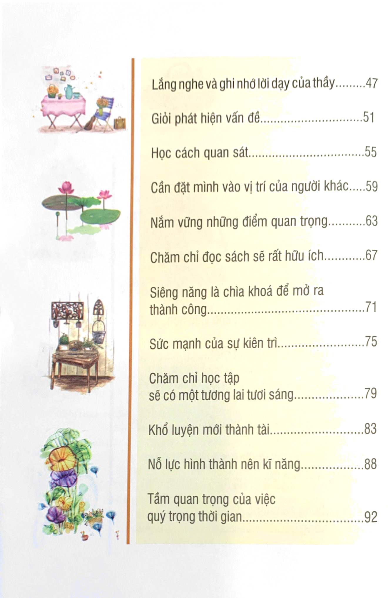 nhật kí trưởng thành cho học sinh tiểu học - chăm chỉ - tớ thích học