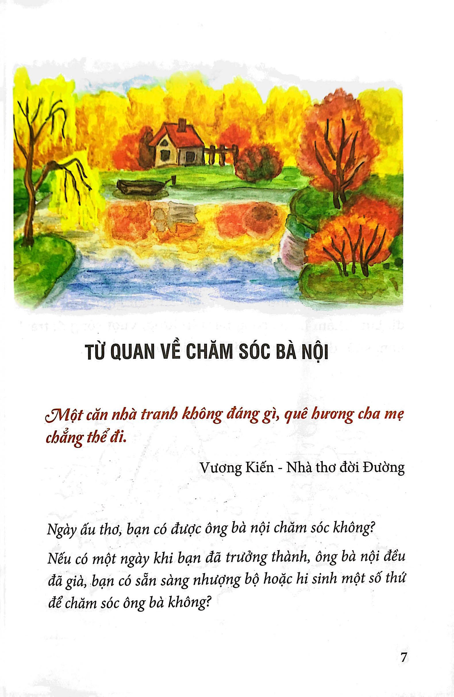 nhật kí trưởng thành cho học sinh tiểu học - hiếu thảo - ông bà không phải người giúp việc của tớ